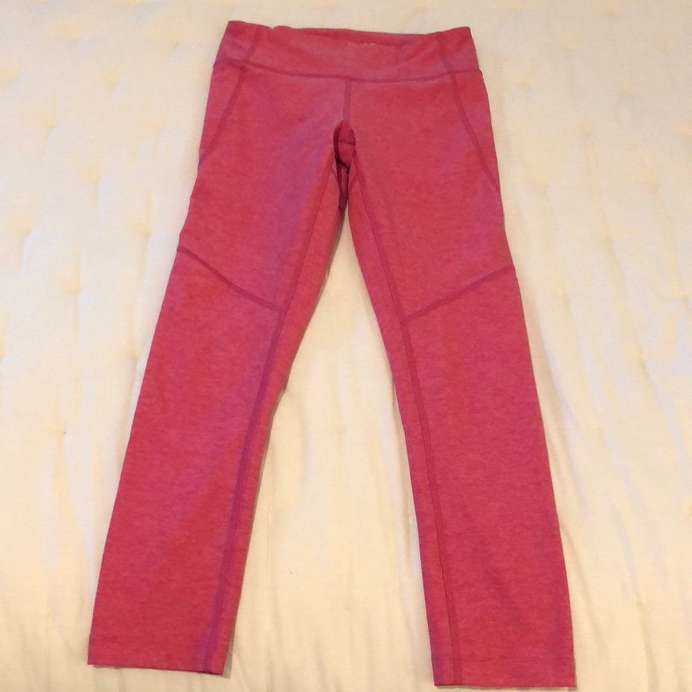 Outdoor Voices 7/8 Warm Up Tights Small Pink